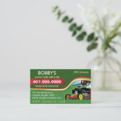 Landscapingsjabloon voor een startpakket voor zorg visitekaartje (Staand voorkant)