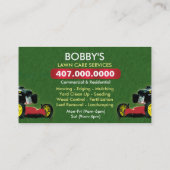 Landscapingsjabloon voor een startpakket voor zorg visitekaartje (Achterkant)