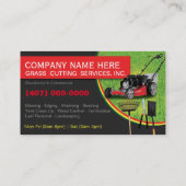 Landscapingsjabloon voor een startpakket voor zorg visitekaartje (Achterkant)