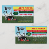 Landscapingsjabloon voor een startpakket voor zorg visitekaartje (Voorkant / Achterkant)