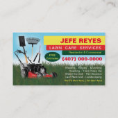 Landscapingsjabloon voor een startpakket voor zorg visitekaartje (Achterkant)