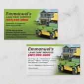 Landscapingsjabloon voor een startpakket voor zorg visitekaartje (Voorkant / Achterkant)