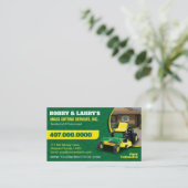 Landscapingsjabloon voor een startpakket voor zorg visitekaartje (Staand voorkant)