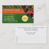 Landscapingsjabloon voor een startpakket voor zorg visitekaartje (Voorkant / Achterkant)