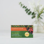 Landscapingsjabloon voor een startpakket voor zorg visitekaartje (Staand voorkant)