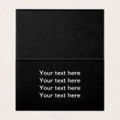 Landscapingstijl gelanceerde trendstijl visitekaartje (Binnenkant ongevouwen)