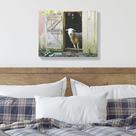 Landschaap Canvas Afdruk (Insitu (Slaapkamer))