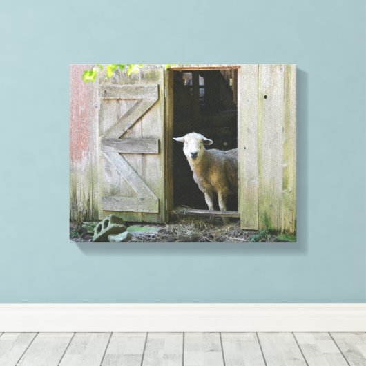 Landschaap Canvas Afdruk (Insitu (Houten vloer))
