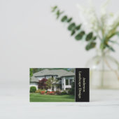 Landschaar- of landschapsontwerp visitekaartje (Staand voorkant)