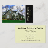 Landschaar- of landschapsontwerp visitekaartje (Voorkant / Achterkant)