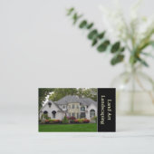 Landschaar of landschapsontwerp visitekaartje (Staand voorkant)