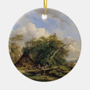 Landschaft bei Gutenstein - Dominik Schufried Keramisch Ornament