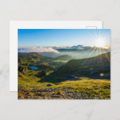 Landschaft der Karpaten Postkarte Briefkaart (Voorkant / Achterkant)