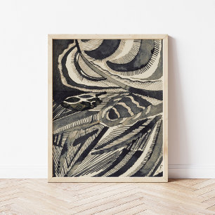 Landschaft   Otto Freundlich Poster