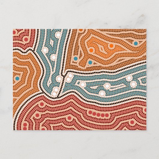 Landschaft vor der Besiedelung Briefkaart (Voorkant)