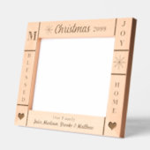 Landschap 10x8 Kerstmis Onze Familie Gepersonalise Gegraveerde Lijstjes (Links)