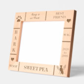 Landschap 10x8 Pet Memorial Angel Dog Naam Jaar Gegraveerde Lijstjes (Links)