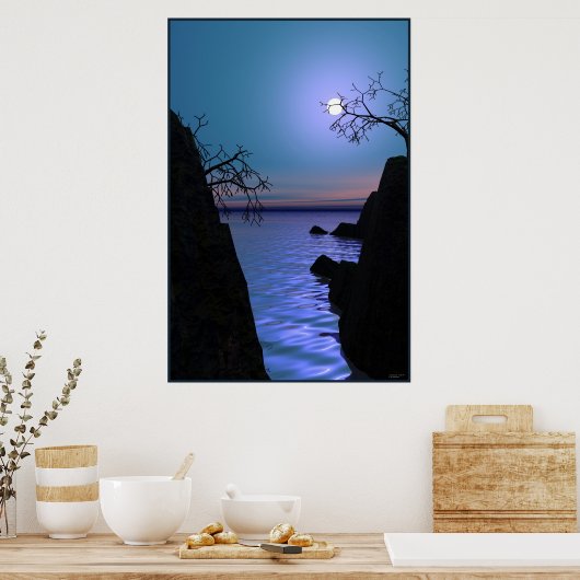 Landschap 12-217-1 poster (Keuken)