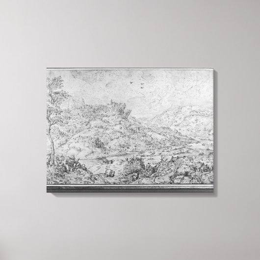 Landschap, 1553 canvas afdruk (Voorkant)
