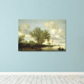 Landschap, 1645 canvas afdruk (Insitu (Houten vloer))