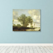 Landschap, 1645 canvas afdruk (Insitu (Houten vloer))