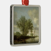 Landschap, 1645 metalen ornament (Rechts)