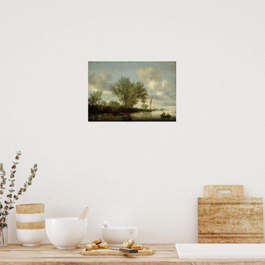 Landschap, 1645 poster (Keuken)