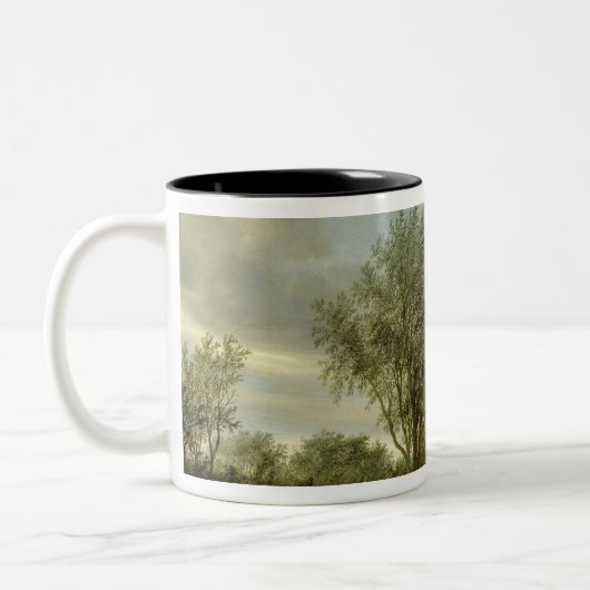 Landschap, 1645 tweekleurige koffiemok (Links)