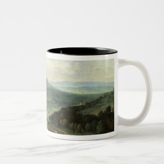 Landschap, 1697 tweekleurige koffiemok (Rechts)