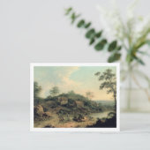 Landschap, 1758 briefkaart (Staand voorkant)