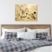 Landschap, 1771 canvas afdruk (Insitu (Slaapkamer))