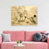 Landschap, 1771 canvas afdruk (Insitu (Woonkamer))