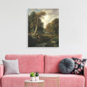 Landschap, 1850 canvas afdruk (Insitu (Woonkamer))