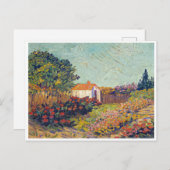 Landschap (1925-1928) briefkaart (Voorkant / Achterkant)