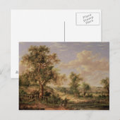 Landschap, 19e eeuw briefkaart (Voorkant / Achterkant)