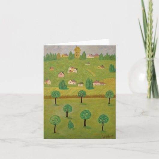 Landschap 1 de Kaart van de Nota (Voorkant)