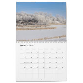Landschap 2026 12 maanden wandkalender kalender (Feb 2026)
