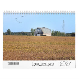 Landschap 2027 12 Maanden Muurkalender Kalender