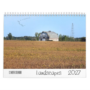 Landschap 2027 12 Maanden Muurkalender Kalender