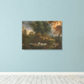 Landschap 2 canvas afdruk (Insitu (Houten vloer))