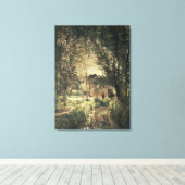 Landschap 2 canvas afdruk (Insitu (Houten vloer))