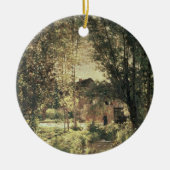 Landschap 2 keramisch ornament (Voorkant)