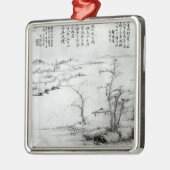 Landschap 2 metalen ornament (Links)
