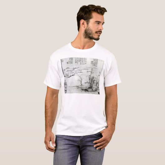 Landschap 2 t-shirt (Voorkant volledig)