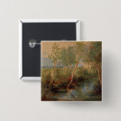 Landschap 2 vierkante button 5,1 cm (Voorkant /achterkant)