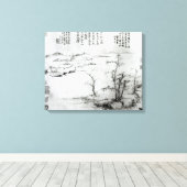 Landschap 3 canvas afdruk (Insitu (Houten vloer))