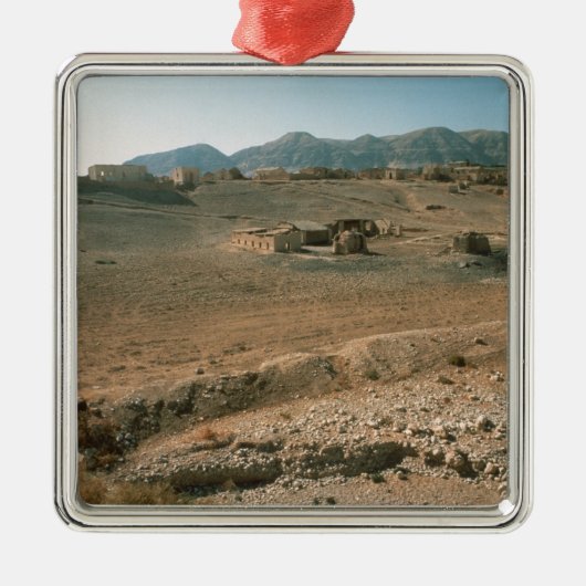 Landschap 3 metalen ornament (Voorkant)