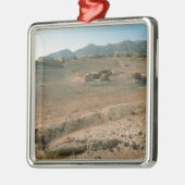 Landschap 3 metalen ornament (Links)