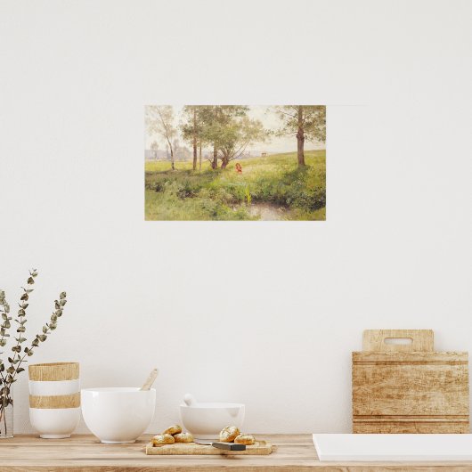 Landschap 3 poster (Keuken)