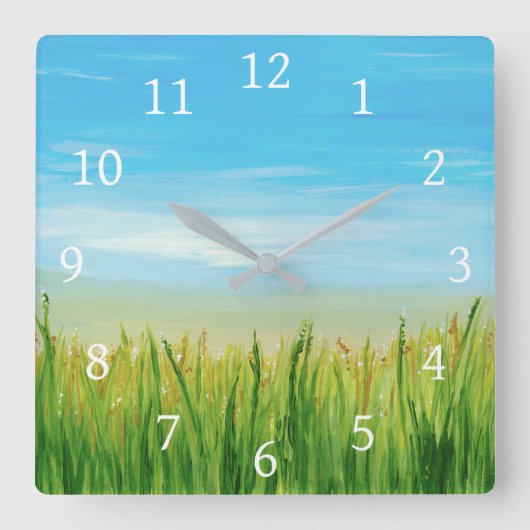 Landschap 465 vierkante klok (Voorkant)